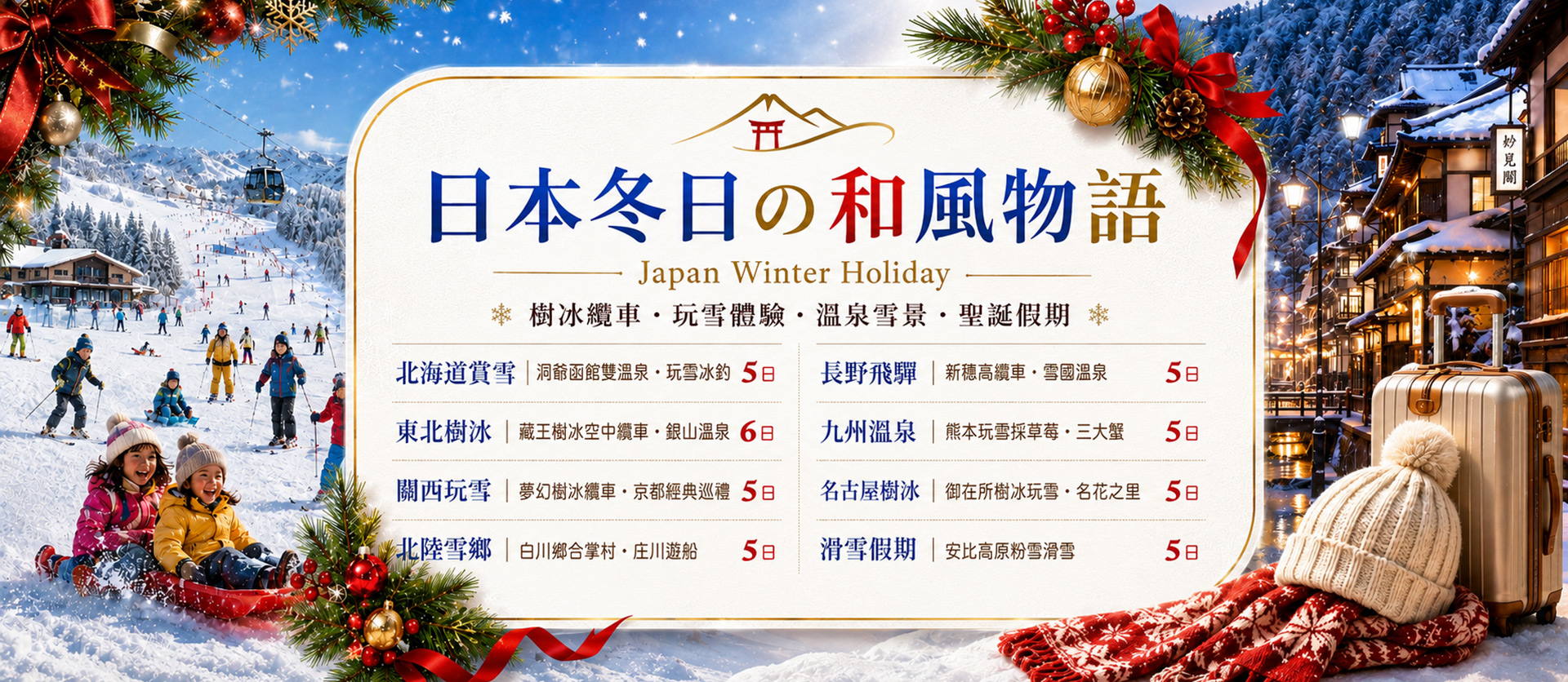 2026日本冬の和風物語